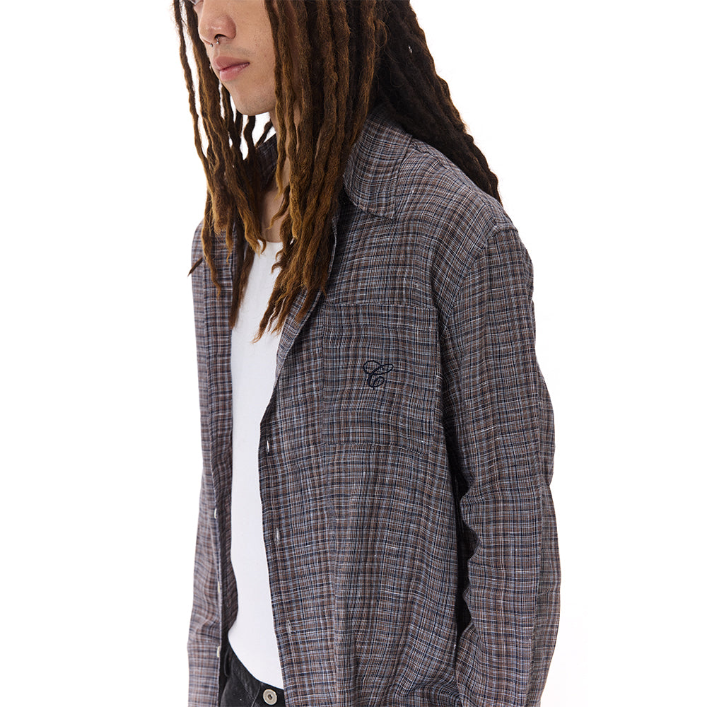 LINEN BAZAAR CHECK SHIRT