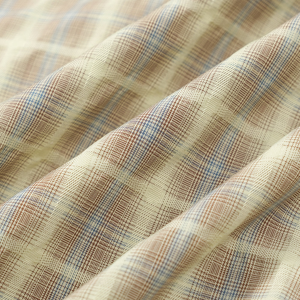 PLAID ZIPPED JACKET