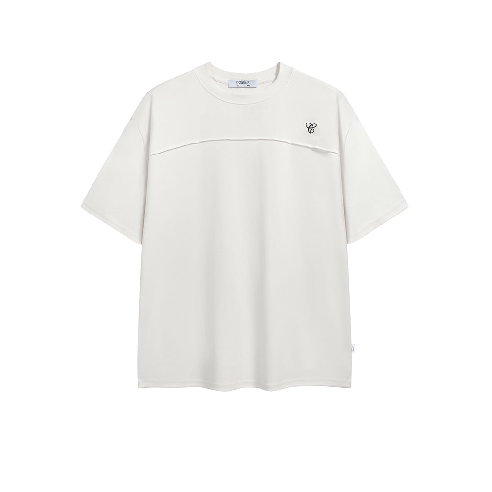 SINGLE PLEAT BOXY TEE