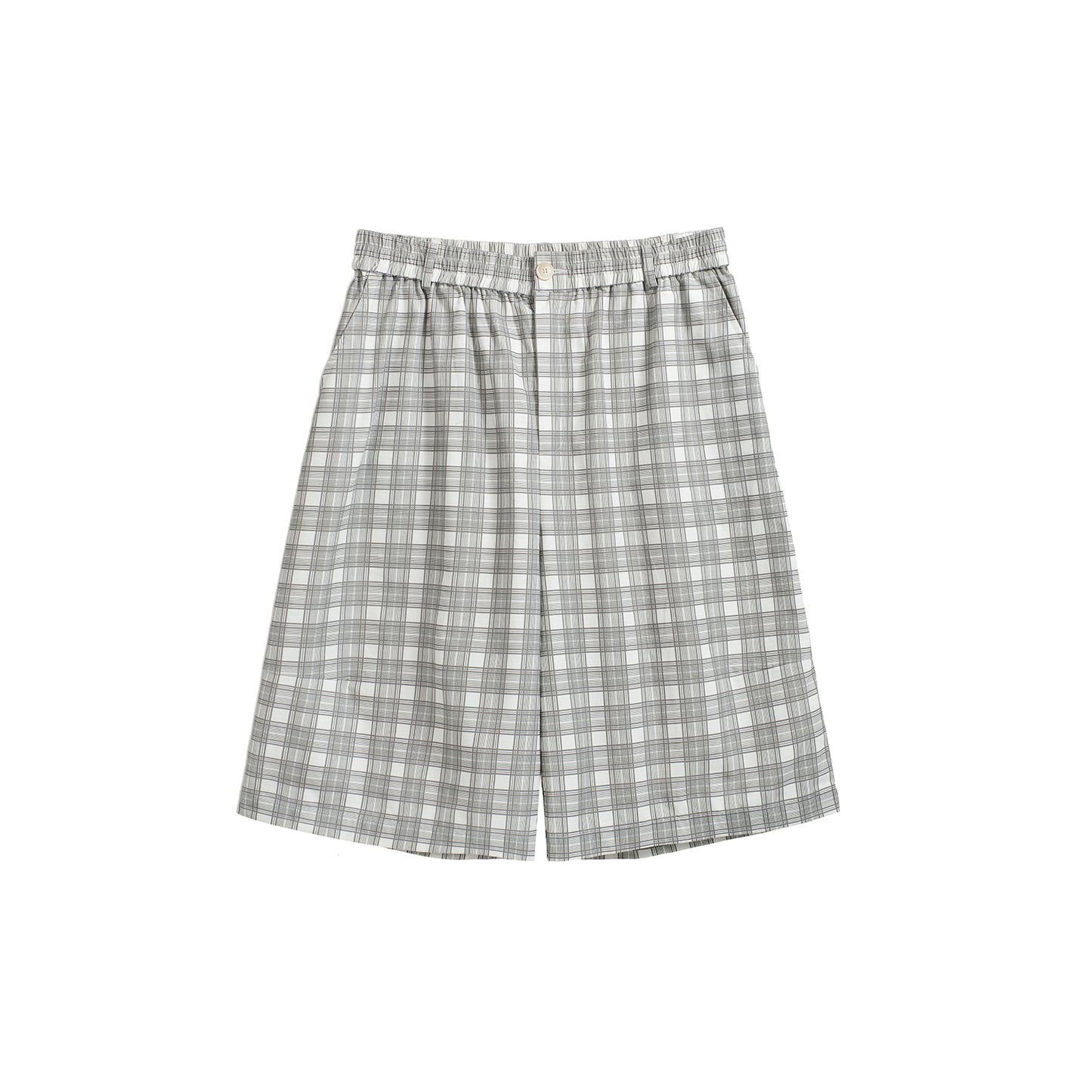 PLAID BAGGY SHORTS
