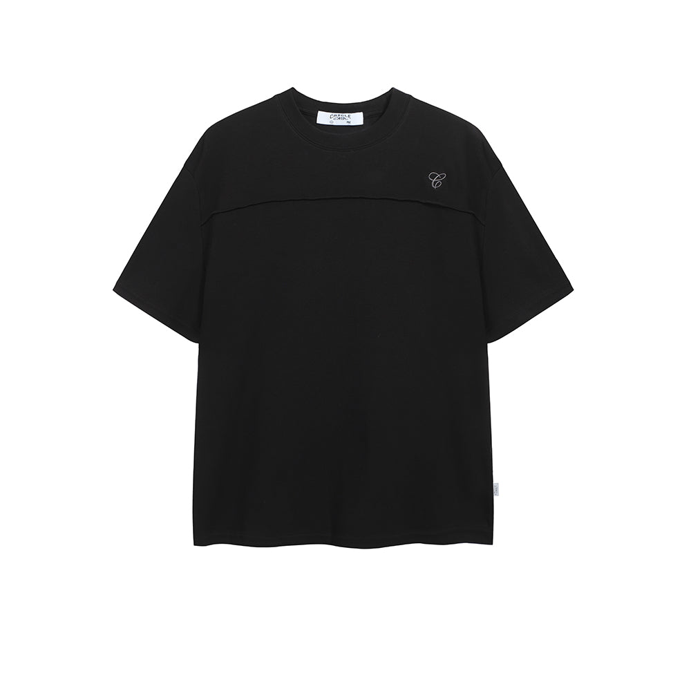 SINGLE PLEAT BOXY TEE