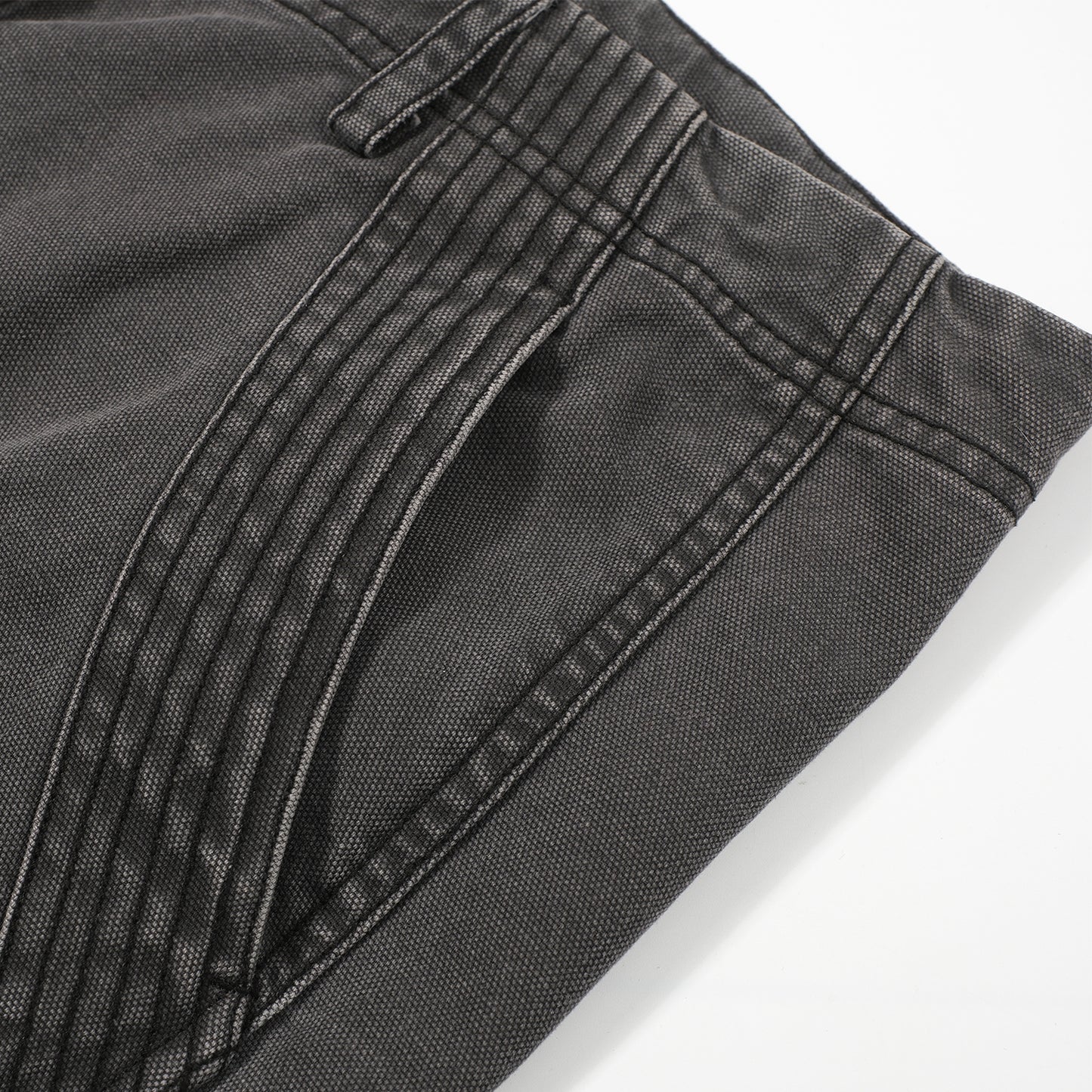 WASH OUT ZIP BAGGY CARGO PANT