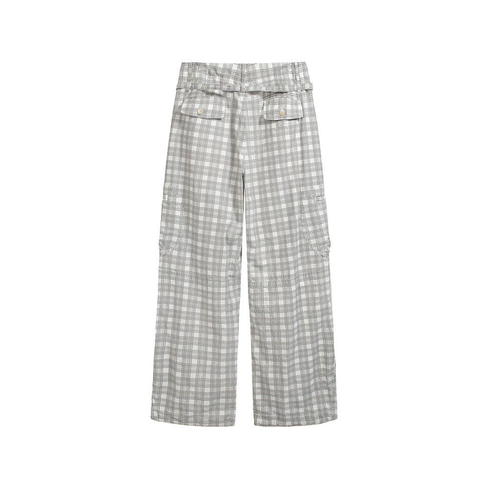 PLAID CARGO PANT RIPSTOP