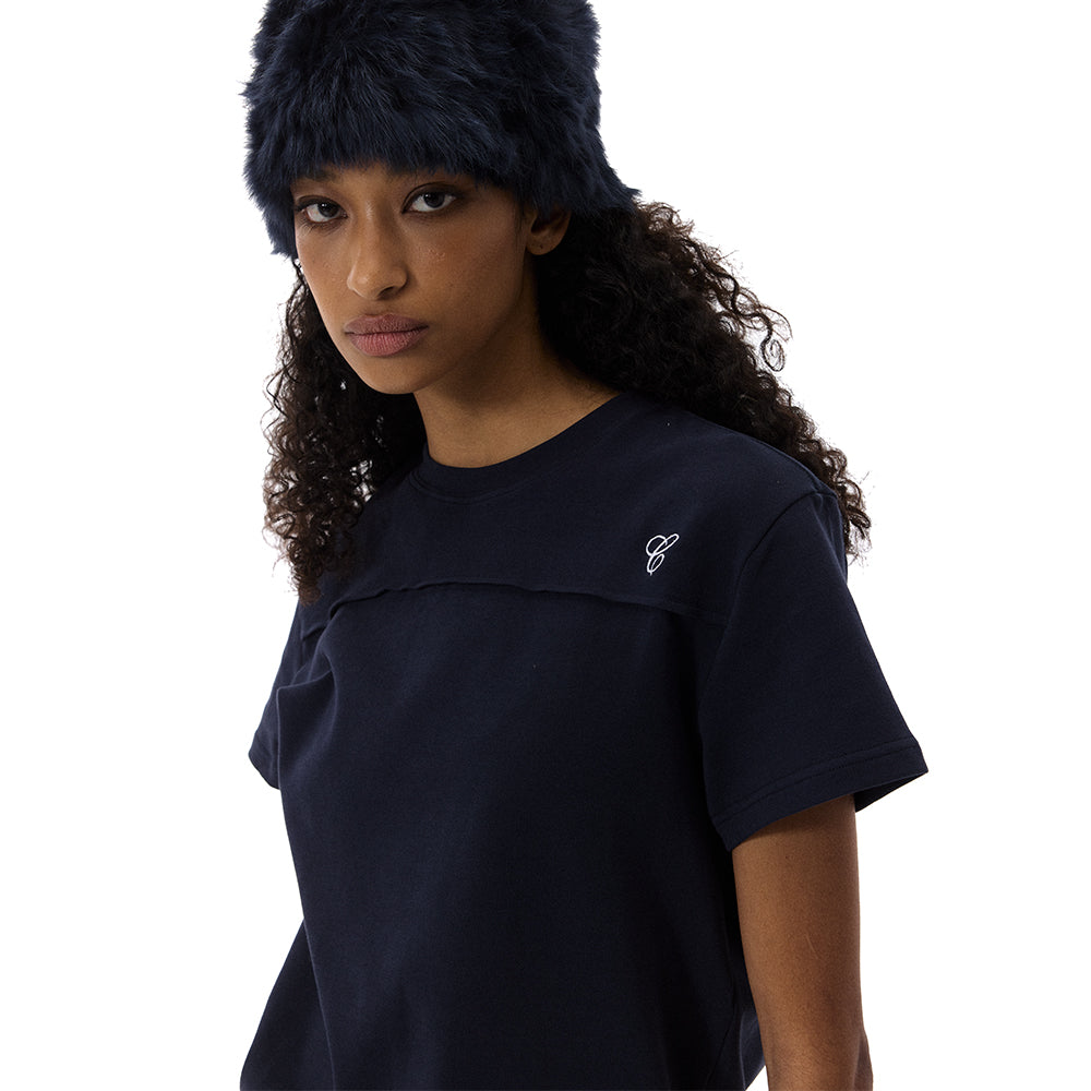 SINGLE PLEAT SLIM TEE