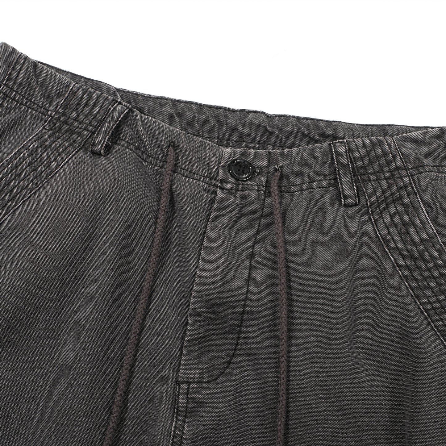 WASH OUT ZIP BAGGY CARGO PANT