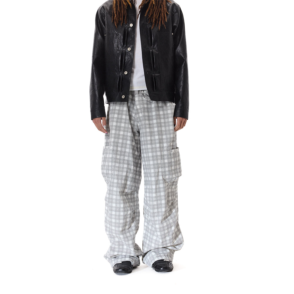 PLAID CARGO PANT RIPSTOP