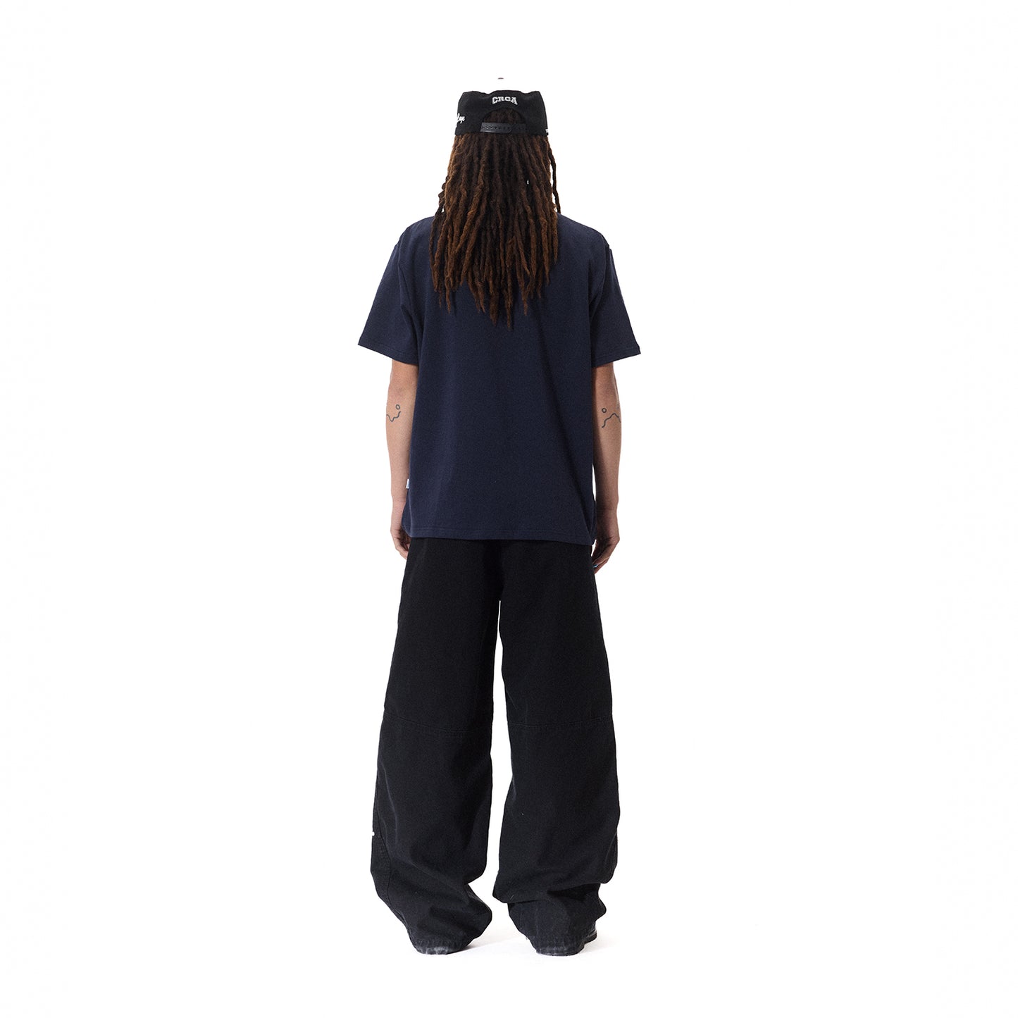 WASH OUT ZIP BAGGY CARGO PANT