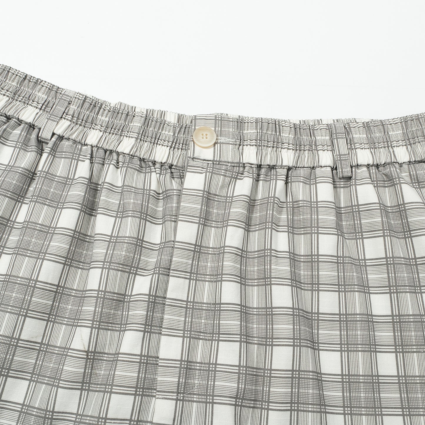 PLAID BAGGY SHORTS
