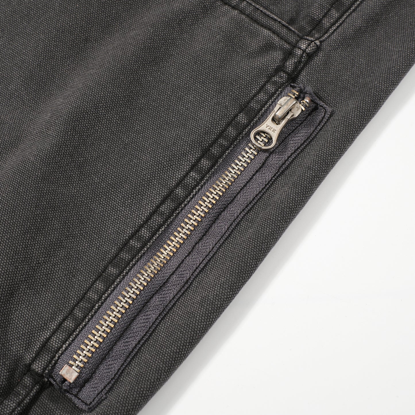 WASH OUT ZIP BAGGY CARGO PANT