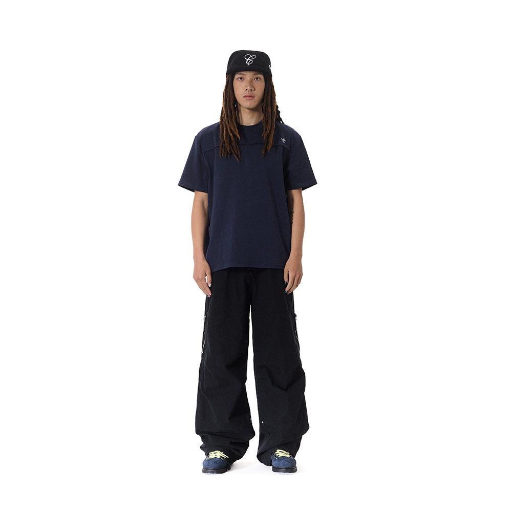SINGLE PLEAT BOXY TEE