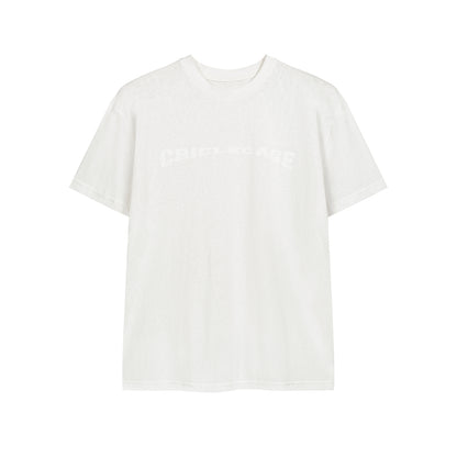 ULTRA THIN PRINTED LINEN BOX TEE