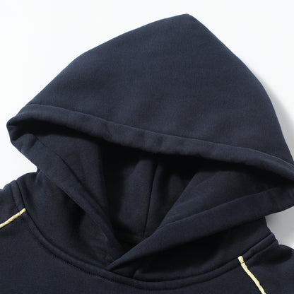 BRIAR PRINT RAGLAN SLEEVE COLOR-BLOCK HOODIE