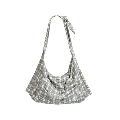 CUSTOM PLAID SLING BAG