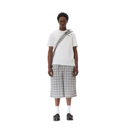 PLAID BAGGY SHORTS