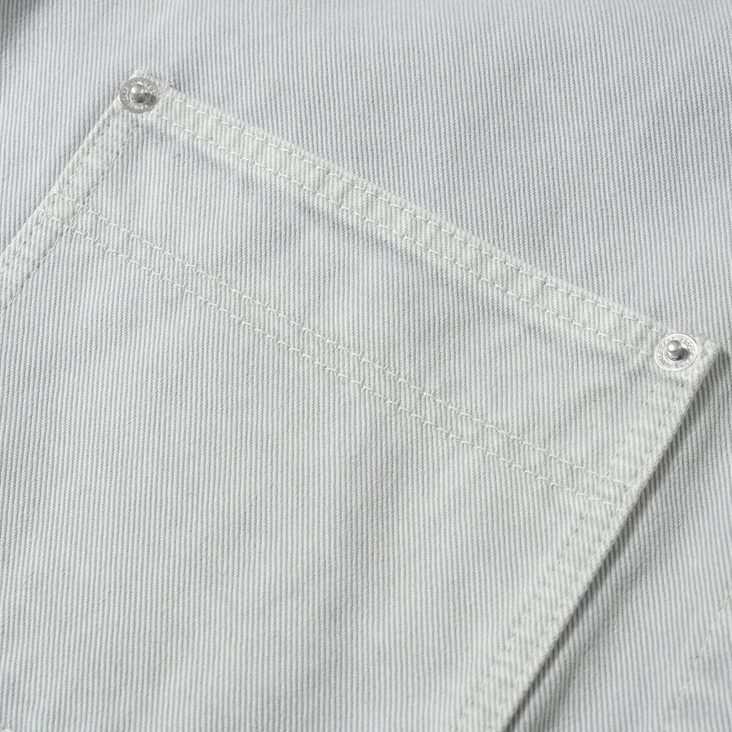 LIGHT GREY WASHED DENIM JACKET