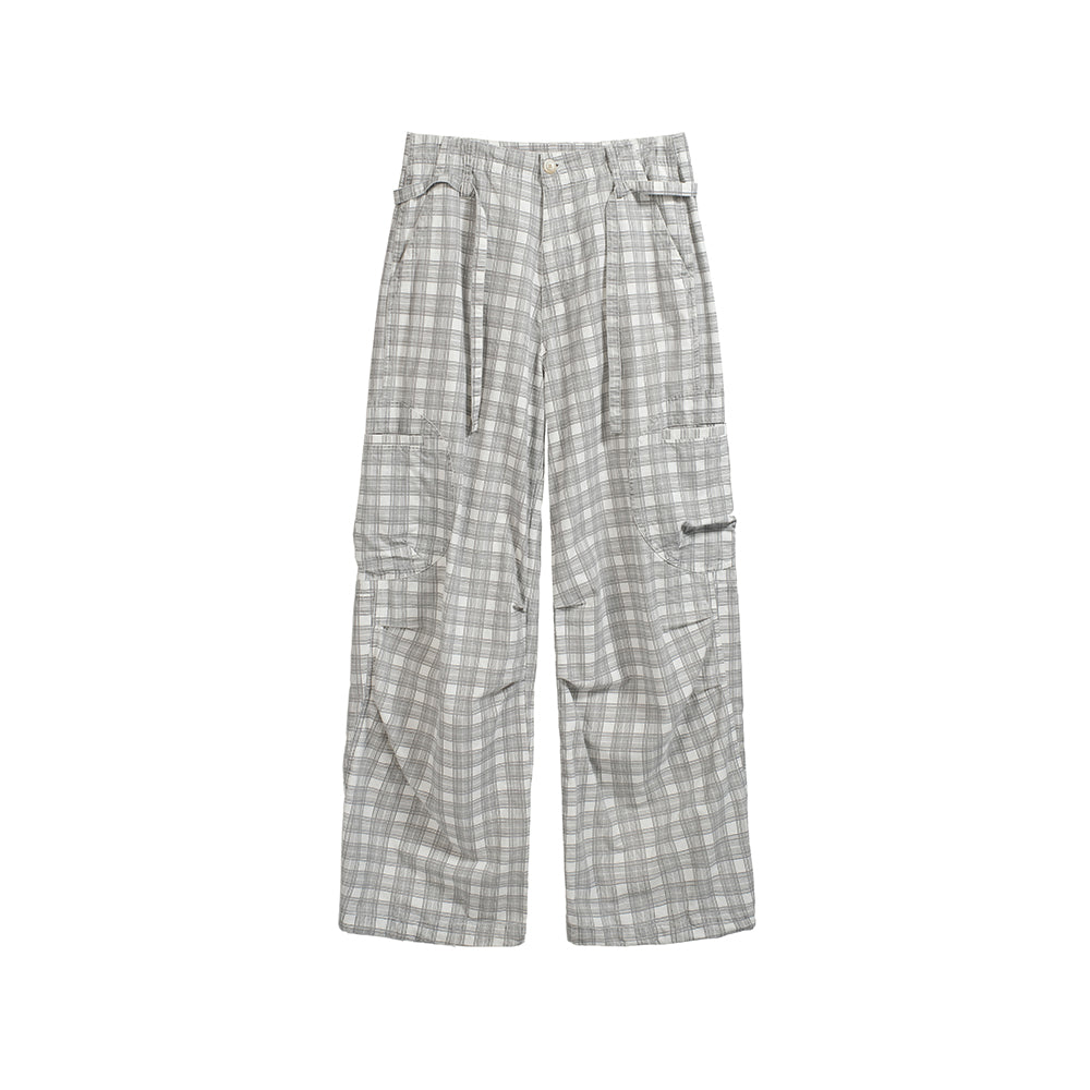 PLAID CARGO PANT RIPSTOP