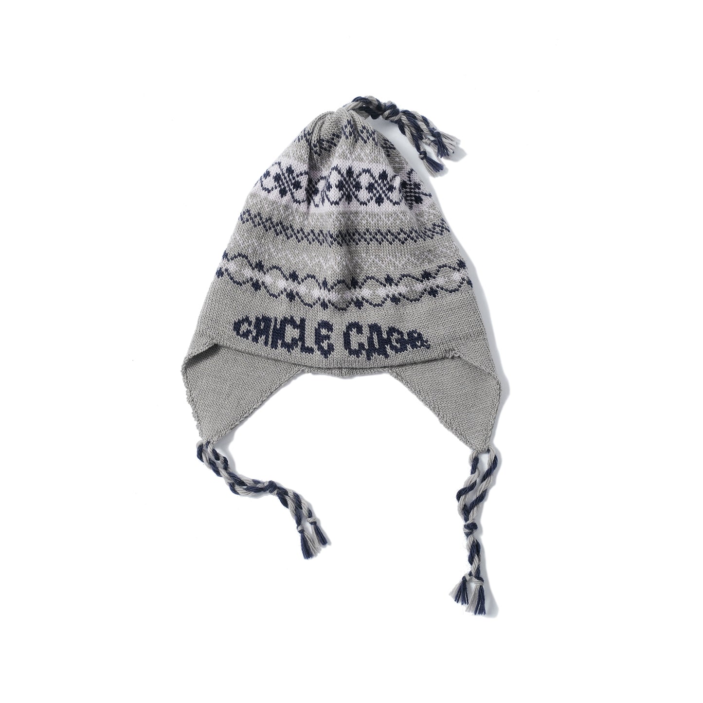 WOOL FAIR ISLE EARFLAP HAT