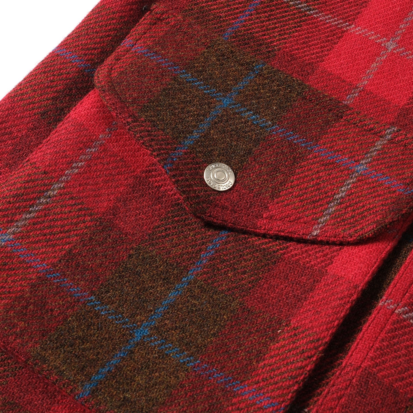 SCOTTISH RED TARTAN WOOL SAFARI JACKET