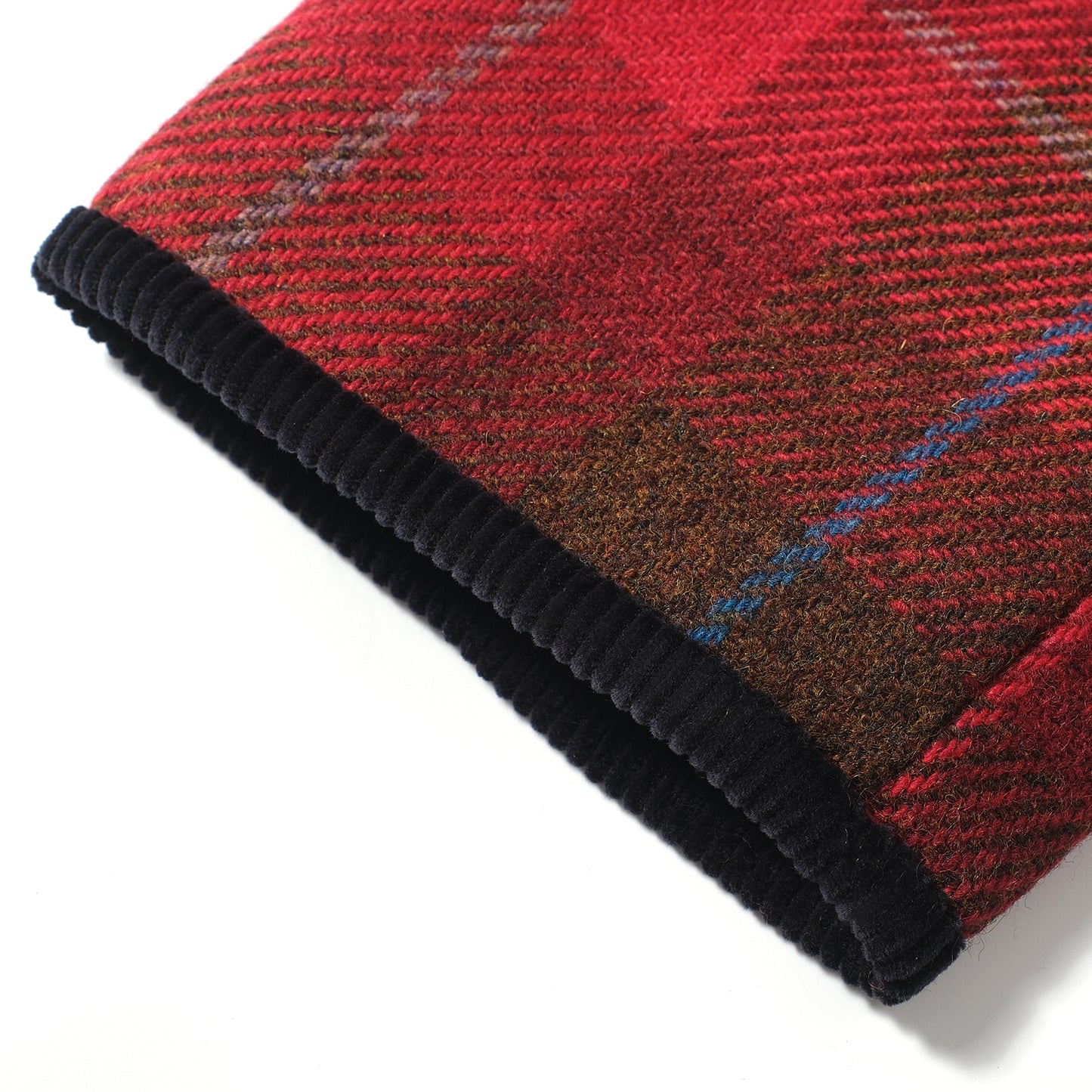 SCOTTISH RED TARTAN WOOL SAFARI JACKET