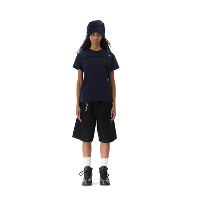 SINGLE PLEAT SLIM TEE