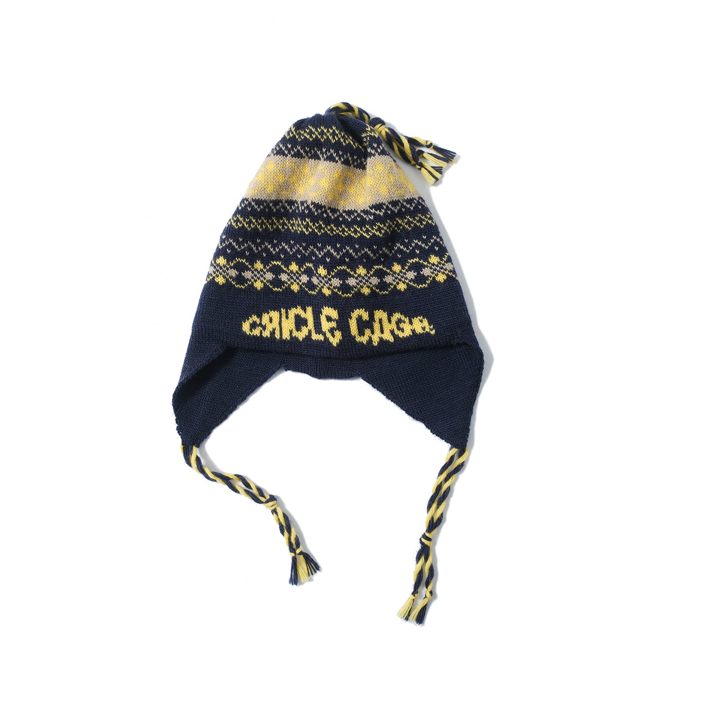 WOOL FAIR ISLE EARFLAP HAT