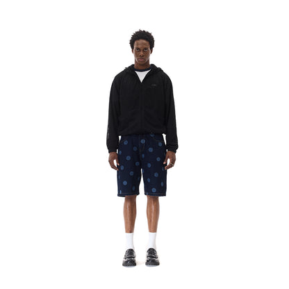 POLKA RAW DENIM SHORTS