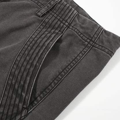WASH OUT ZIP BAGGY CARGO PANT