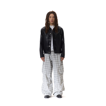 PLAID CARGO PANT RIPSTOP