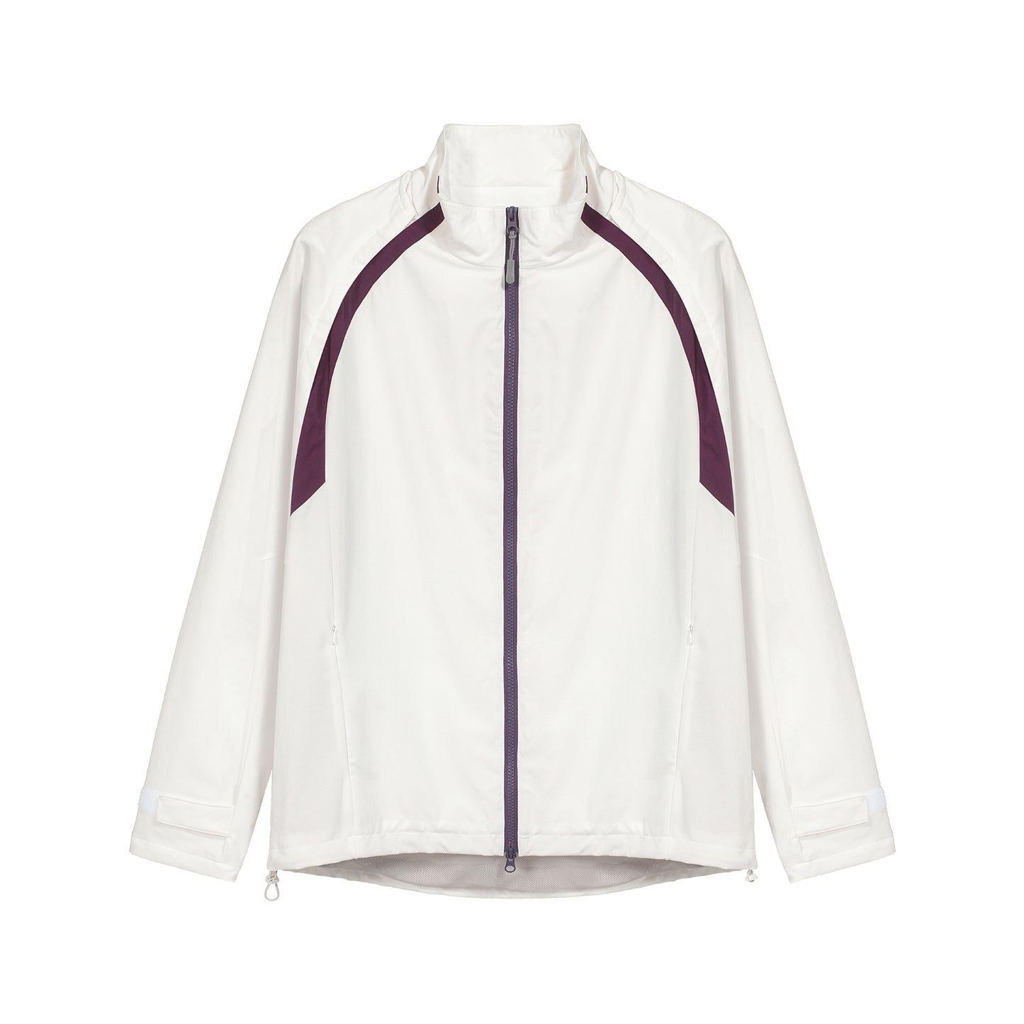 COLOR-BLOCKED SPORT JACKET WITH 3D CUTTING