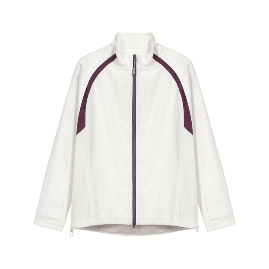 COLOR-BLOCKED SPORT JACKET WITH 3D CUTTING