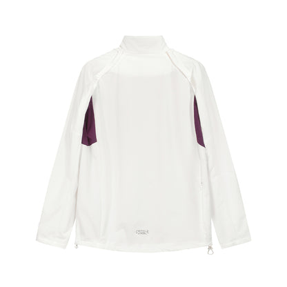 COLOR-BLOCKED SPORT JACKET WITH 3D CUTTING