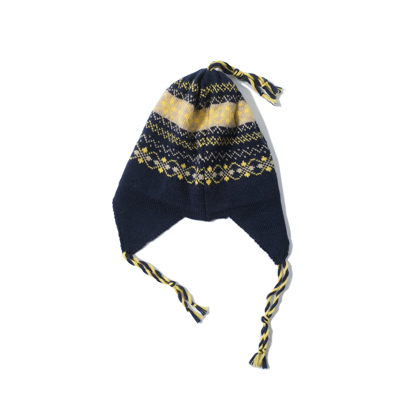 WOOL FAIR ISLE EARFLAP HAT