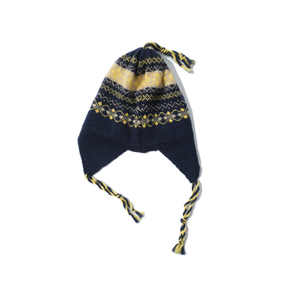 WOOL FAIR ISLE EARFLAP HAT