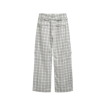 PLAID CARGO PANT RIPSTOP