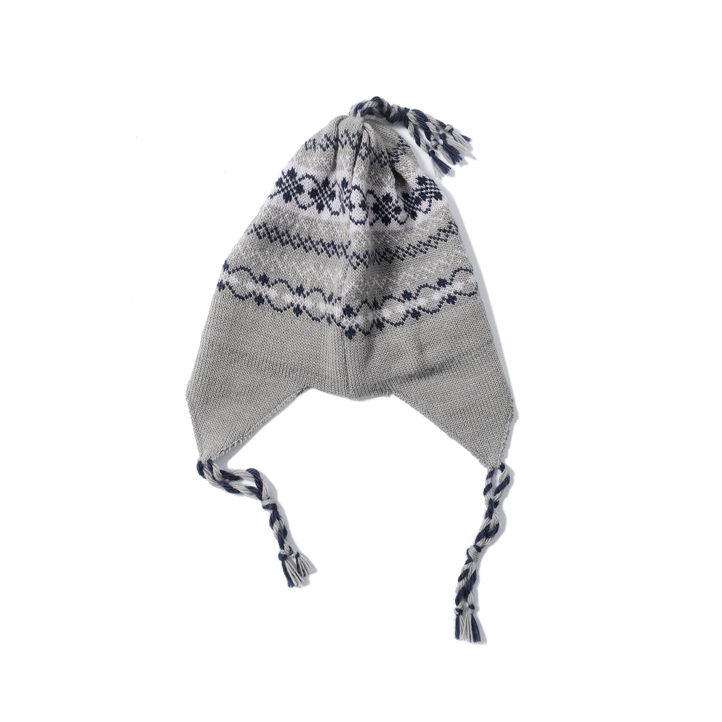 WOOL FAIR ISLE EARFLAP HAT