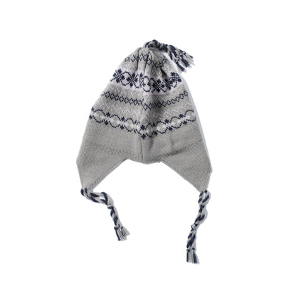 WOOL FAIR ISLE EARFLAP HAT