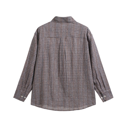 LINEN BAZAAR CHECK SHIRT