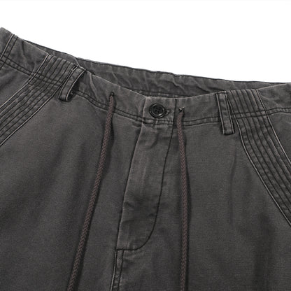 WASH OUT ZIP BAGGY CARGO PANT