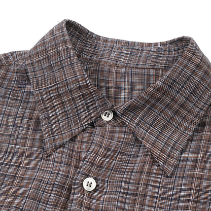 LINEN BAZAAR CHECK SHIRT