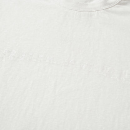 ULTRA THIN PRINTED LINEN BOX TEE