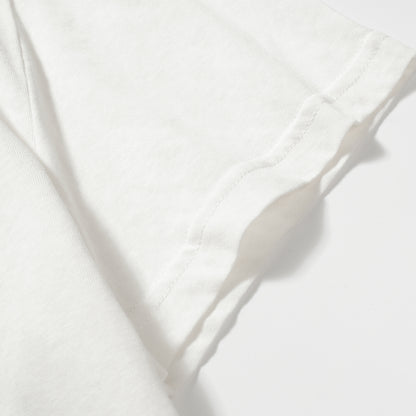 ULTRA THIN PRINTED LINEN BOX TEE
