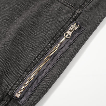 WASH OUT ZIP BAGGY CARGO PANT
