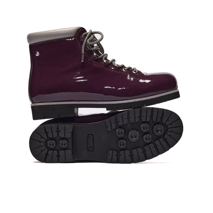 CRICLE CAGE CARABO BOOT – DARK PURPLE