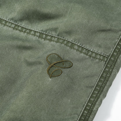 WASH OUT NYLON BAGGY CARGO PANTS