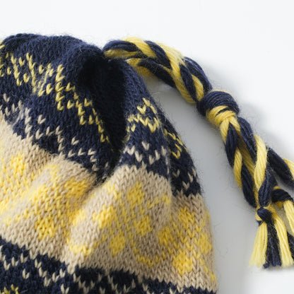 WOOL FAIR ISLE EARFLAP HAT