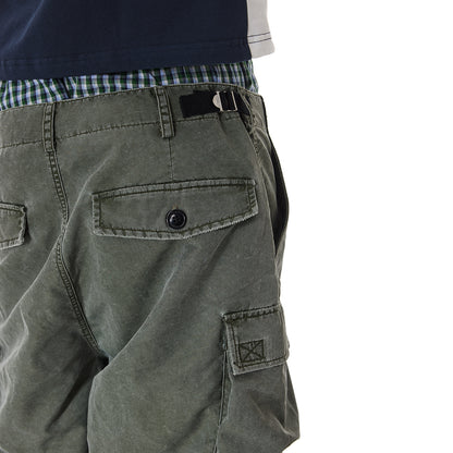 WASH OUT NYLON BAGGY CARGO SHORTS