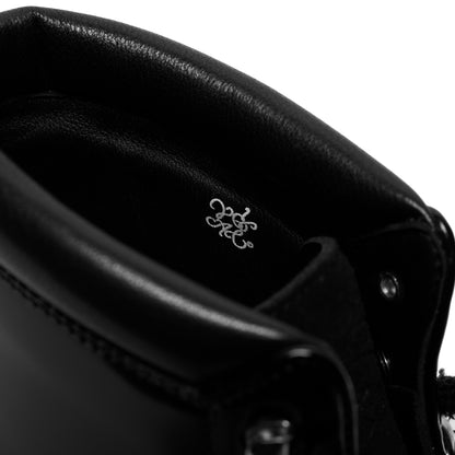 CRICLE CAGE CARABO BOOT – GLOSS BLACK