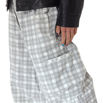 PLAID CARGO PANT RIPSTOP