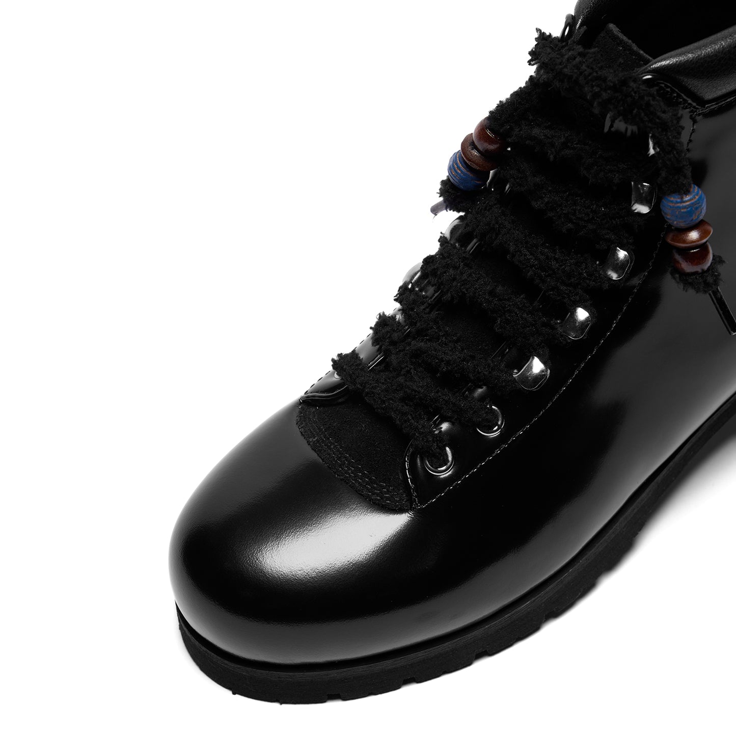 CRICLE CAGE CARABO BOOT – GLOSS BLACK