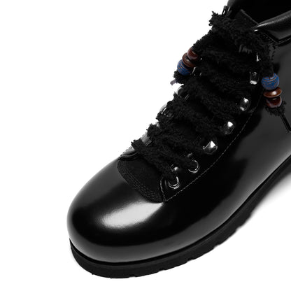 CRICLE CAGE CARABO BOOT – GLOSS BLACK
